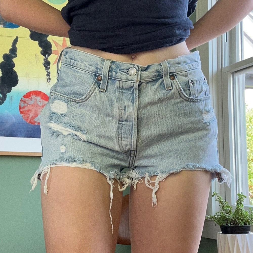 Levi's Ripped 501 Shorts